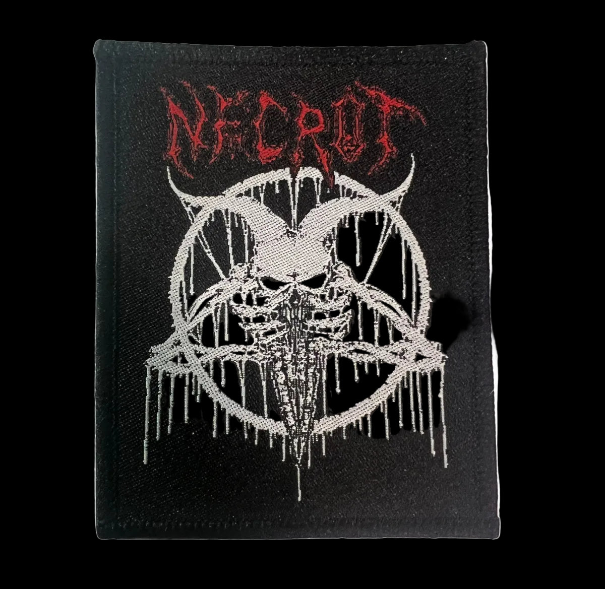 NECROT: Demongram Red Logo Patch