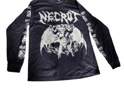 NECROT_Lifeless_Birth_Black_and_White_Long_Sleeve_[PRE-ORDER]_in_Australia_Global_Disrupt_Records
