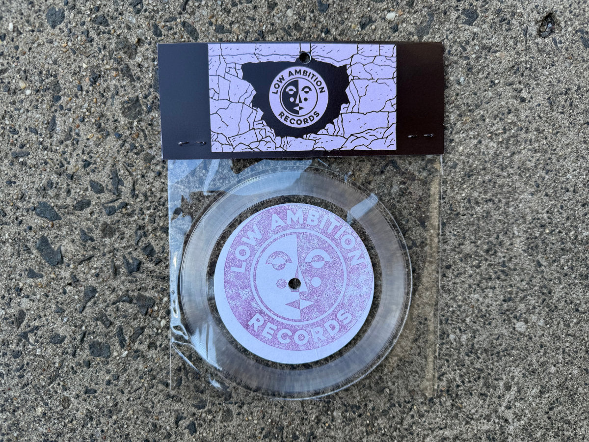 BILLIAM: Asbestos and Me 5" Vinyl (Transparent Lathe Cut Standard Edition) cover