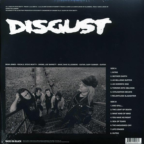 DISGUST: Brutality Of War Vinyl LP cover