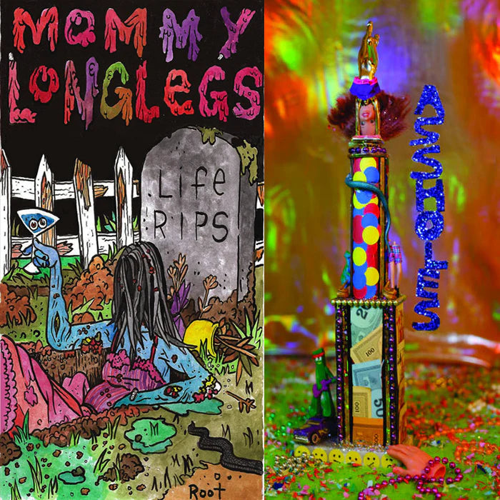 MOMMY LONG LEGS: Life Rips / Assholes Vinyl LP (Orange)