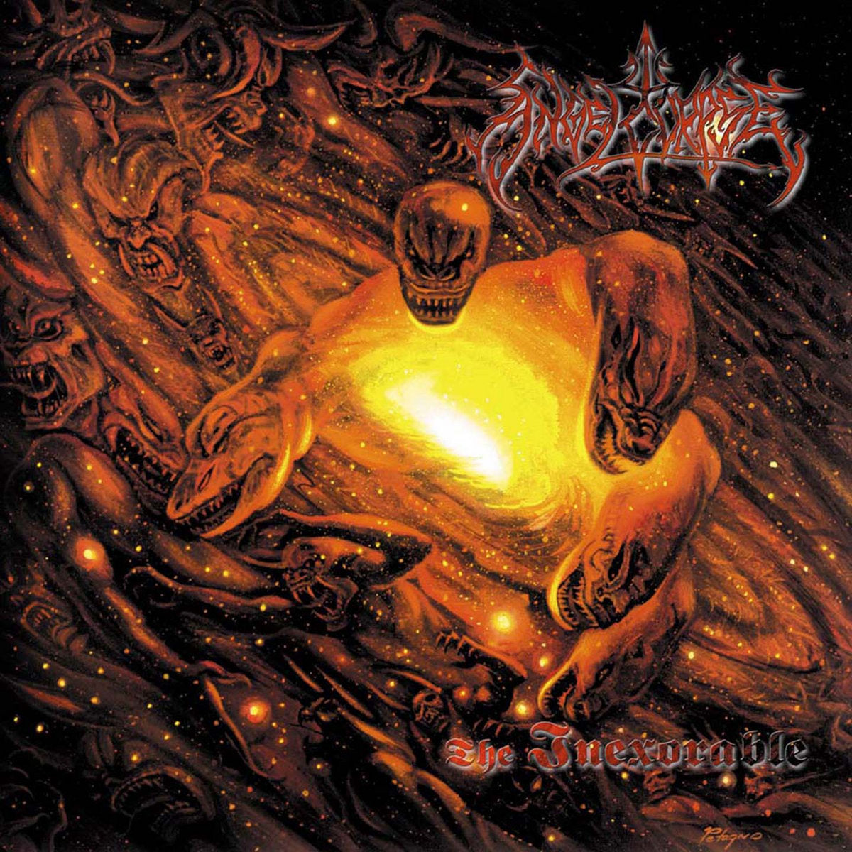 ANGELCORPSE: The Inexorable Vinyl LP (Orange Marbled, Ltd. Reissue)