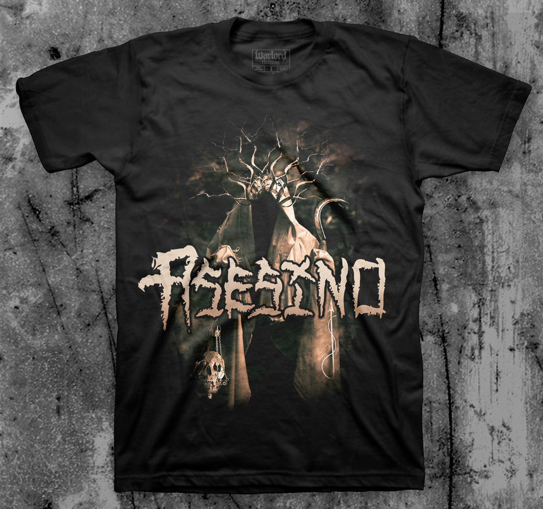 ASESINO_Reaper_T_shirt_Front_in_Australia_Global_Disrupt_Records