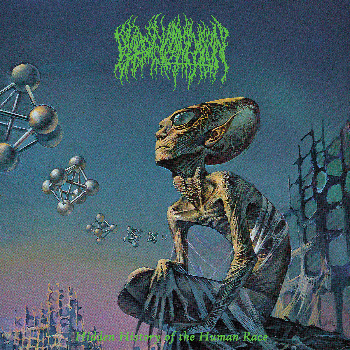 BLOOD INCANTATION: Hidden History Of The Human Race Vinyl LP (Coke Bottle Green)
