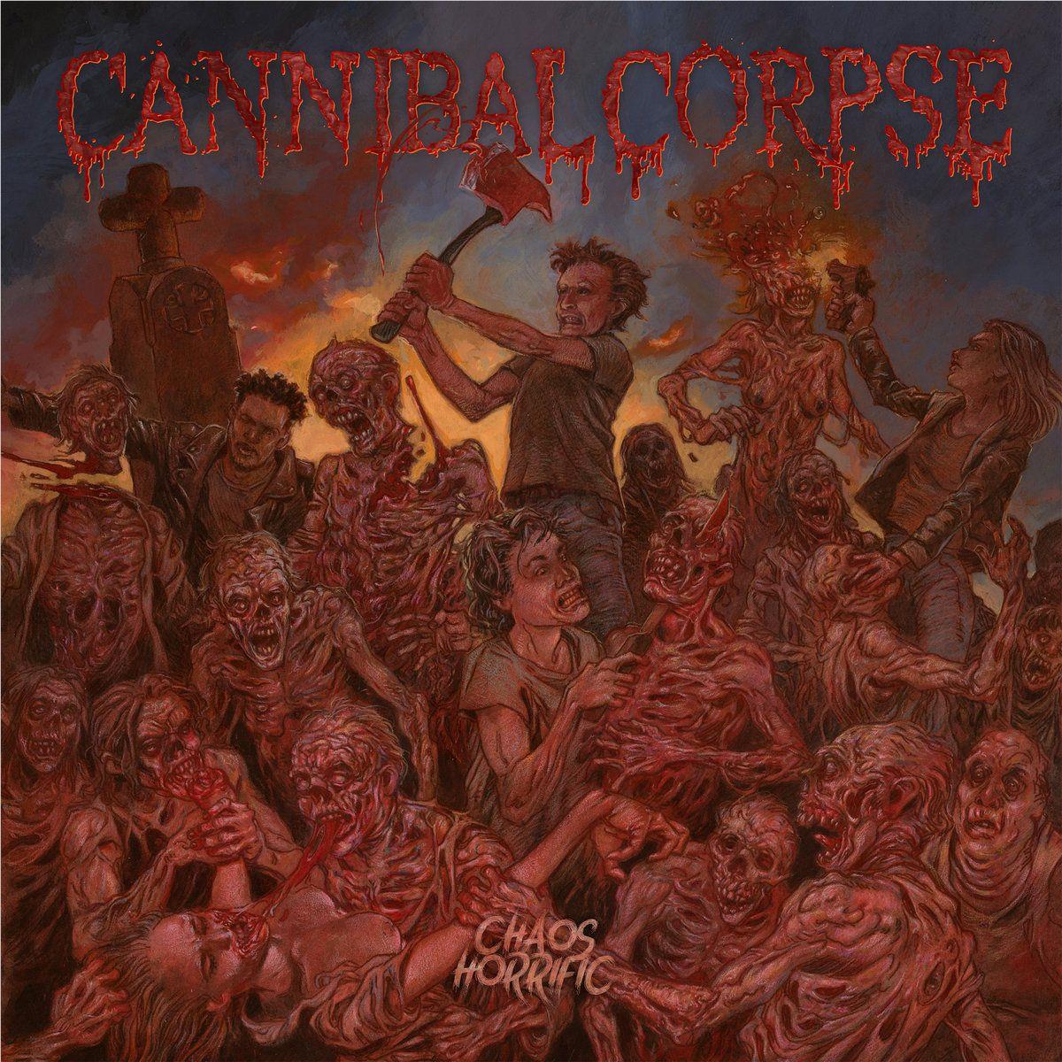 CANNIBAL CORPSE: Chaos Horrific Vinyl LP (Blue Smoke)