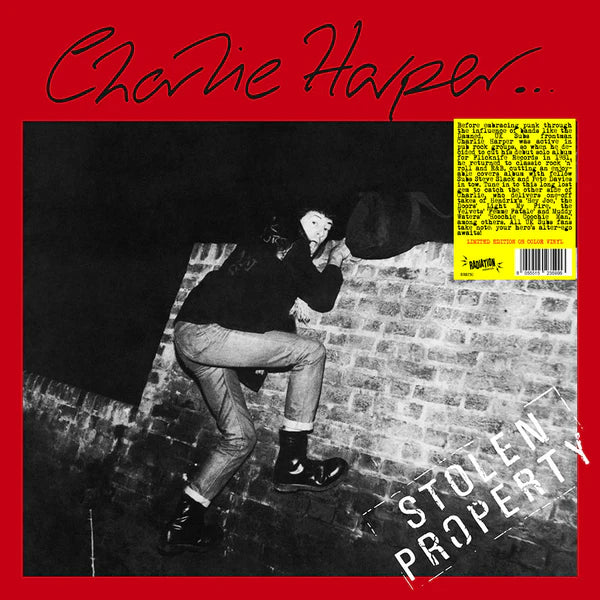 CHARLIE HARPER: Stolen Property Vinyl LP cover