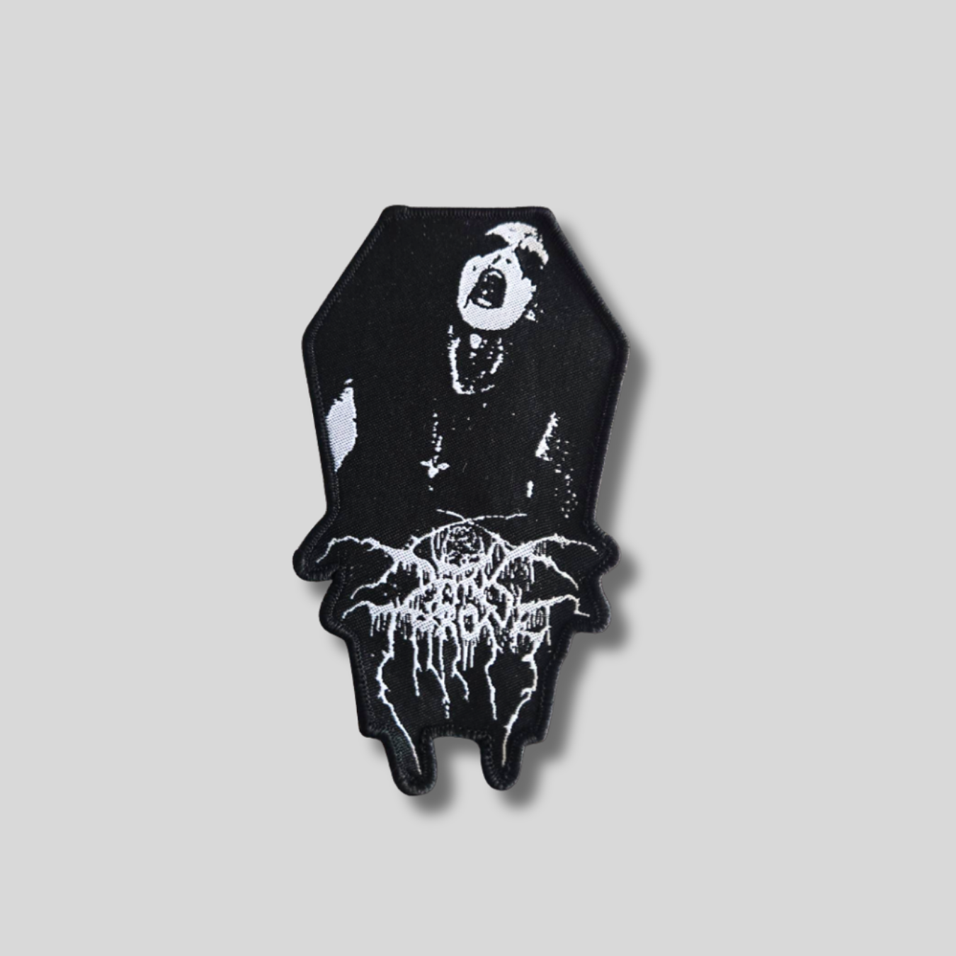 DARKTHRONE: Transilvanian Hunger Coffin Woven Patch