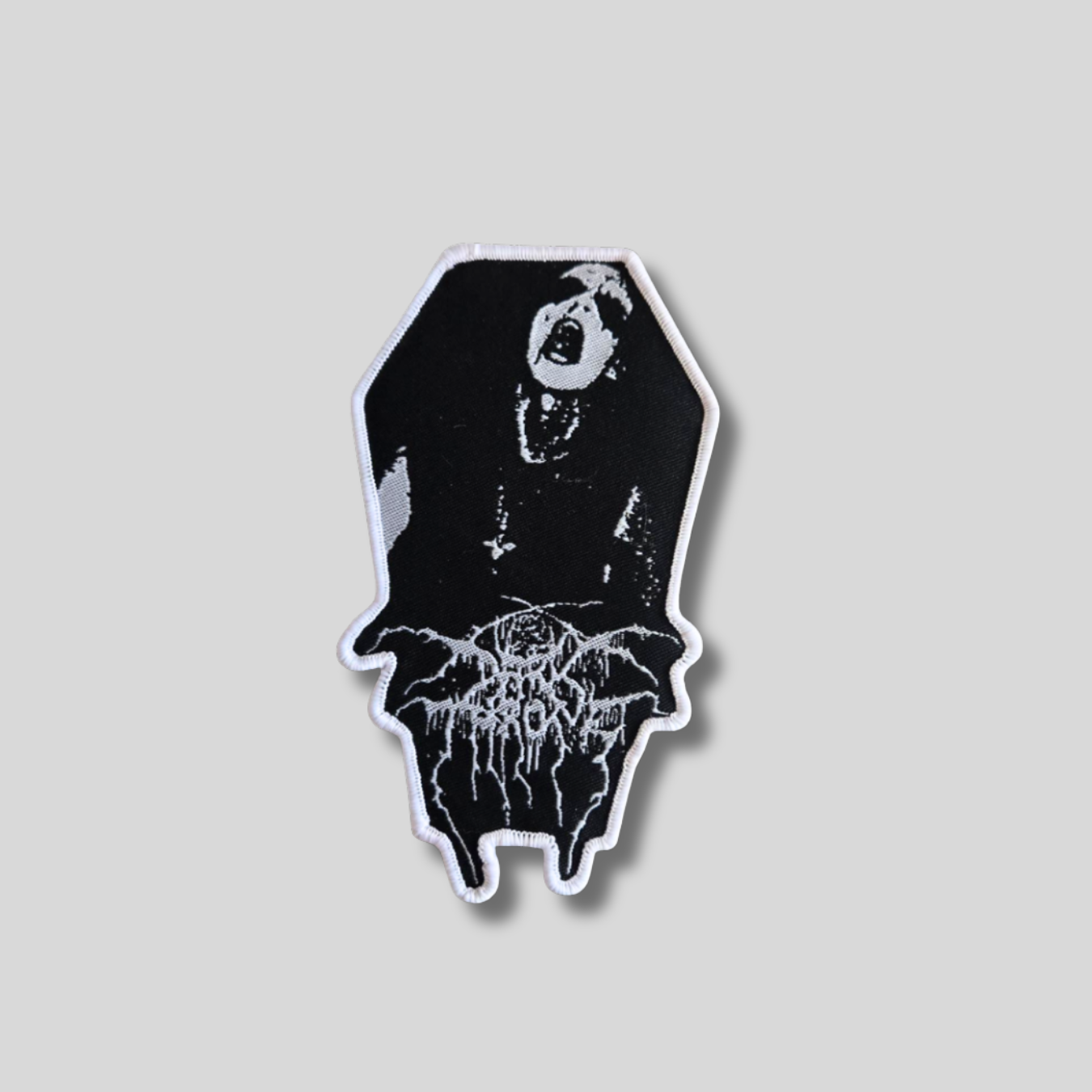 DARKTHRONE: Transilvanian Hunger Coffin Woven Patch