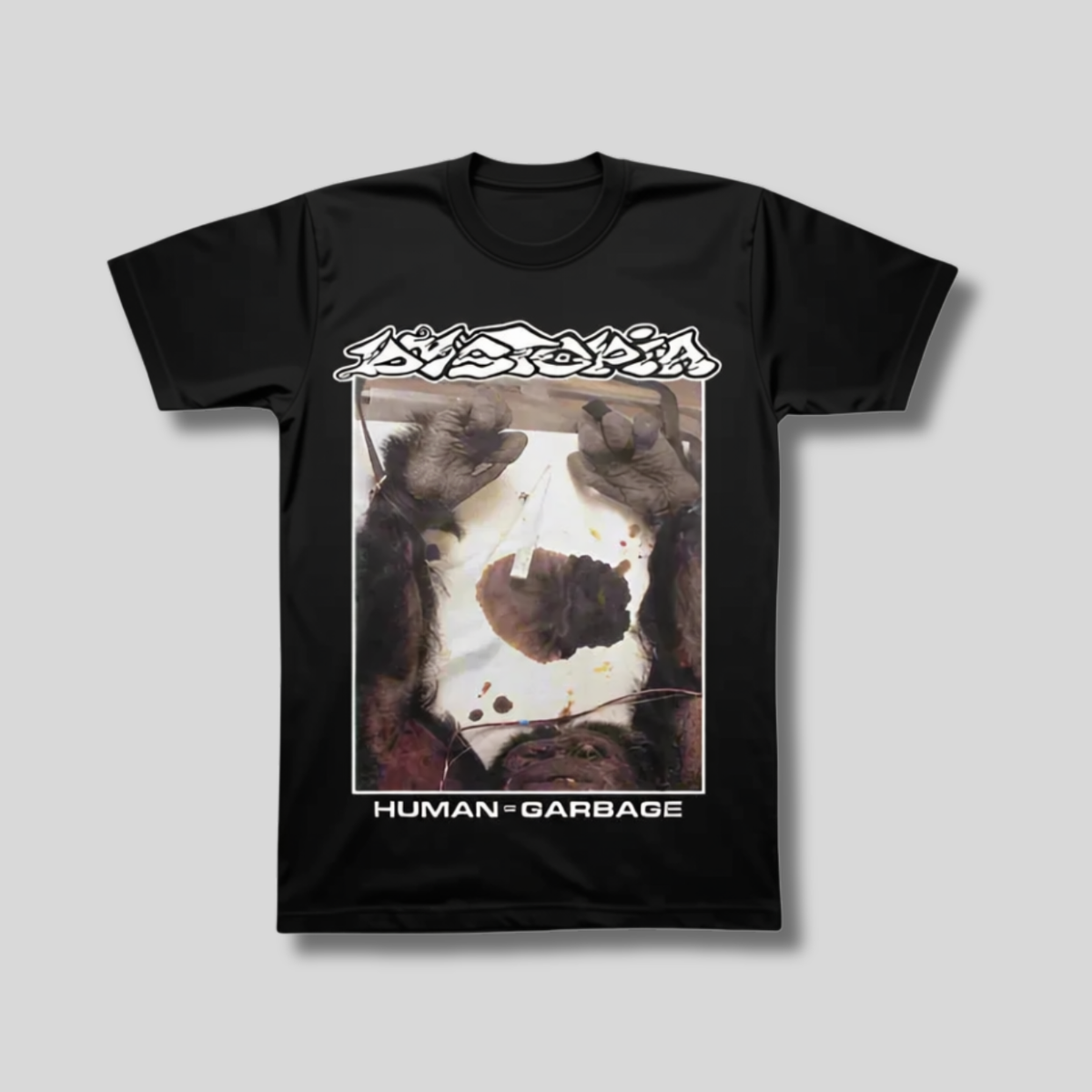 DYSTOPIA: Human=Garbage Colour T-shirt