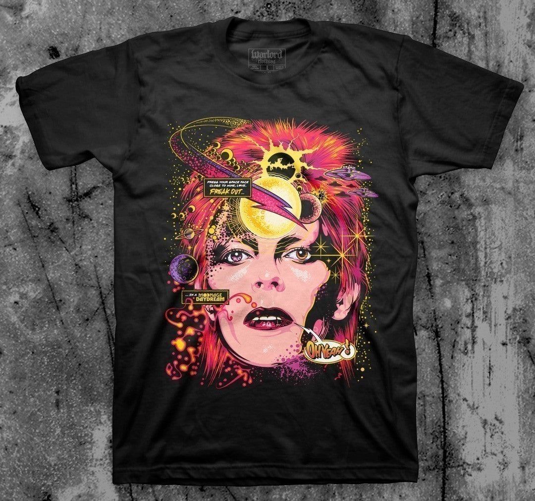 DAVID_BOWIE_Space_Face_T_shirt_Front_in_Australia_Global_Disrupt_Records