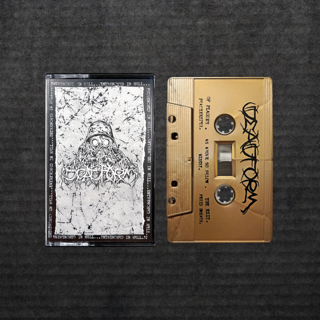 DEADFORM_Entrenched_in_Hell_Tape_Vinyl_Cassette_AUS_Global_Disrupt