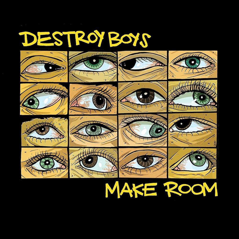 DESTROY BOYS: Make Room Vinyl LP (Gold and Black)