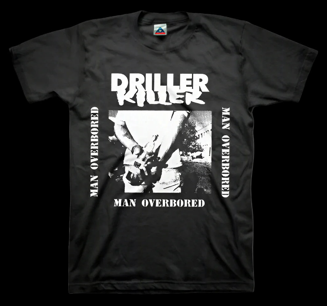 DRILLER_KILLER_Man_Overboard_T-shirt_in_Australia_Global_Disrupt_Records