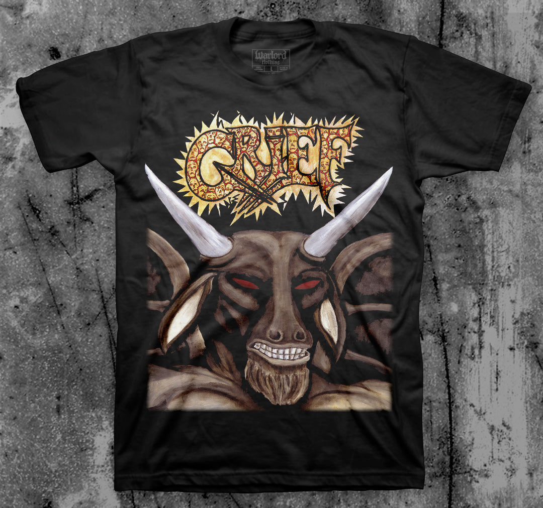 GRIEF_And_Man_Will_Become_The_Hunted_T_shirt_Front_in_Australia_Global_Disrupt_Records