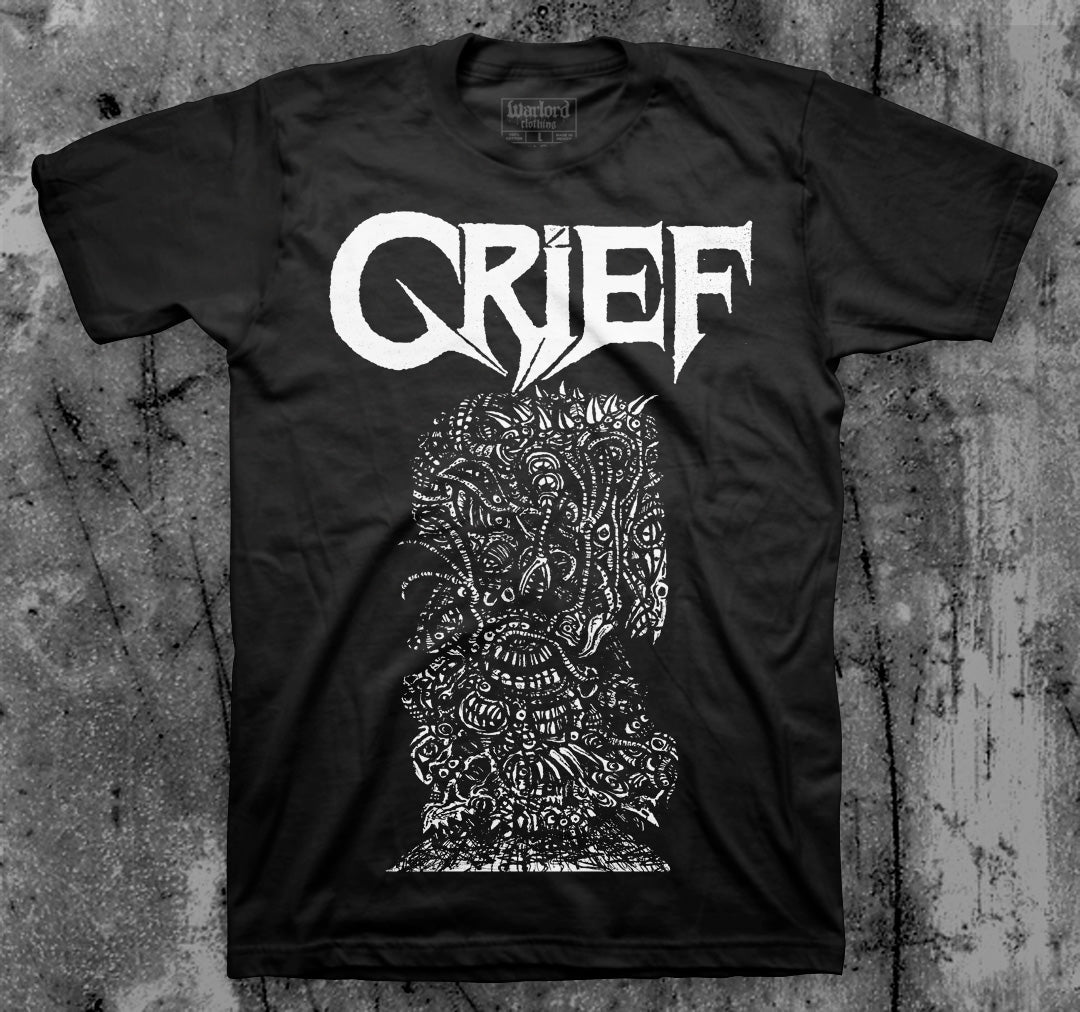 GRIEF_Monster_T_shirt_Front_in_Australia_Global_Disrupt_Records