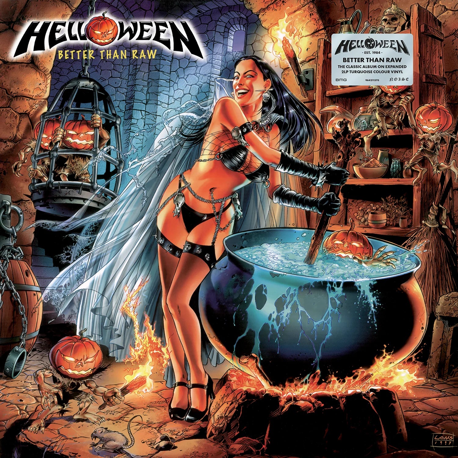 HELLOWEEN: Better Than Raw Vinyl 2LP (Turquoise)