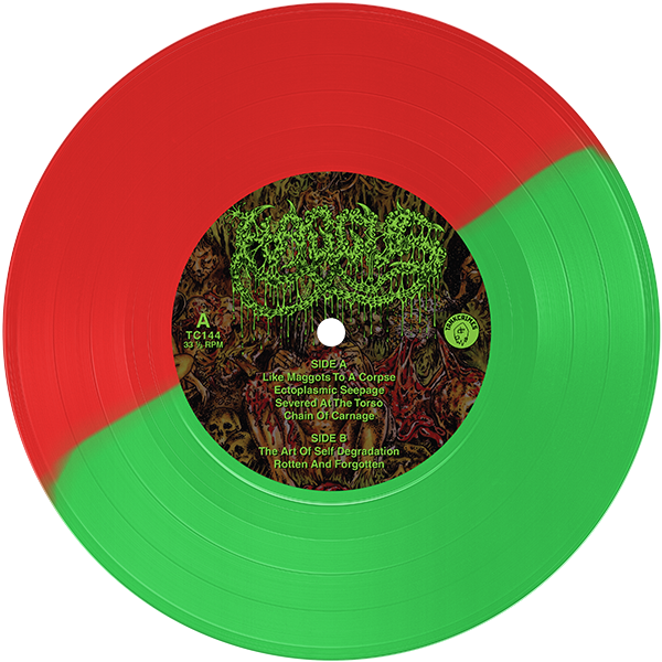 HAGGUS_3_Cadavers,_2_Corpses_&_a_Carcass_EP_Vinyl_7"_in_Australia_Global_Disrupt_Records