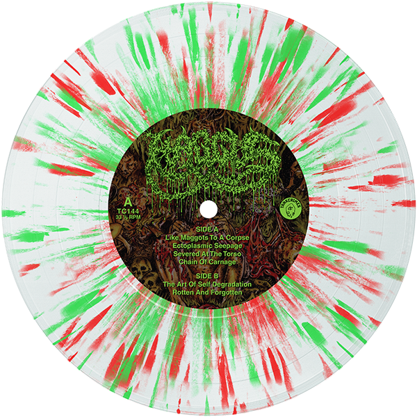 HAGGUS_3_Cadavers,_2_Corpses_&_a_Carcass_EP_Vinyl_7"_in_Australia_Global_Disrupt_Records