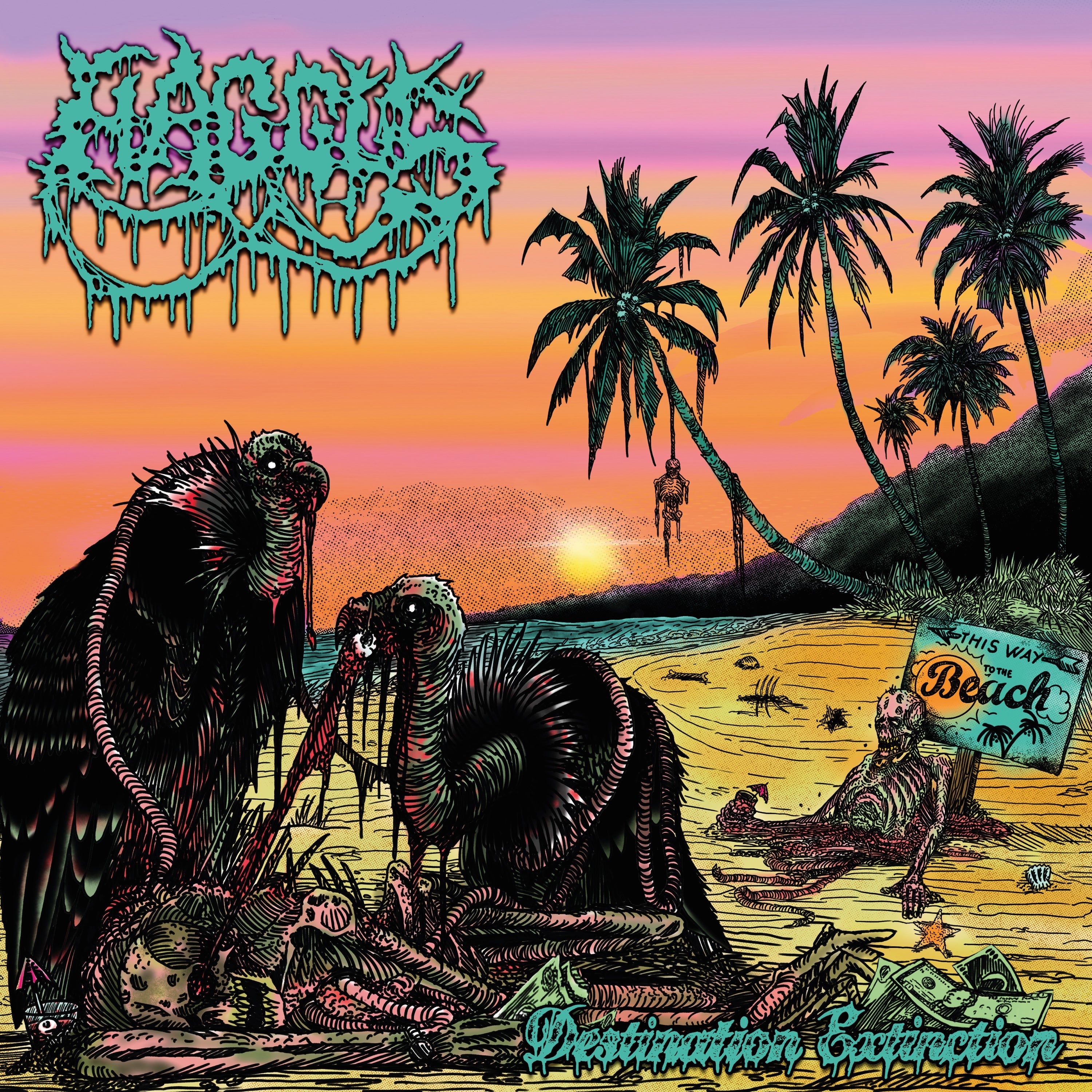 HAGGUS_Destination_Extinction_Vinyl_LP_in_Australia_Global_Disrupt_Records