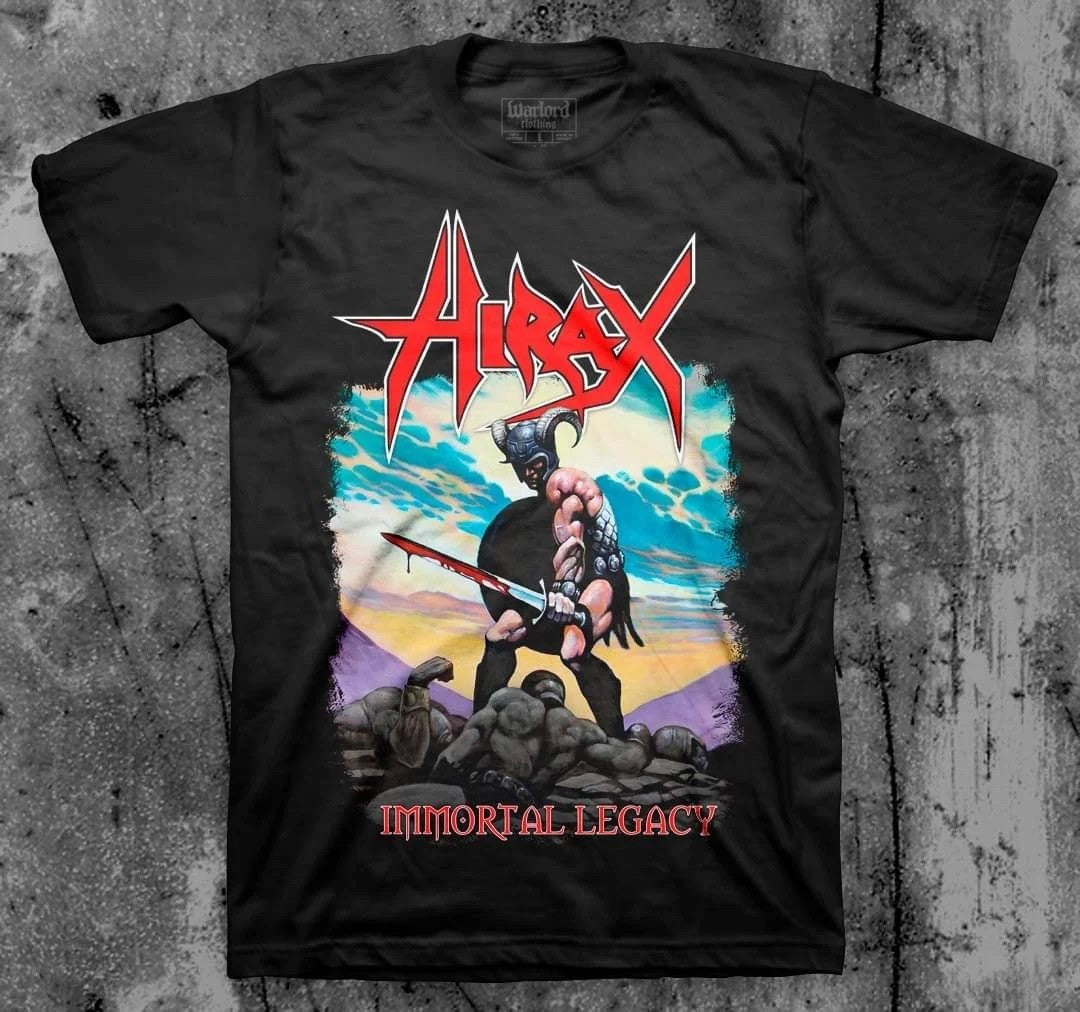 HIRAX_Immortal_Legacy_T_shirt_Front_in_Australia_Global_Disrupt_Records