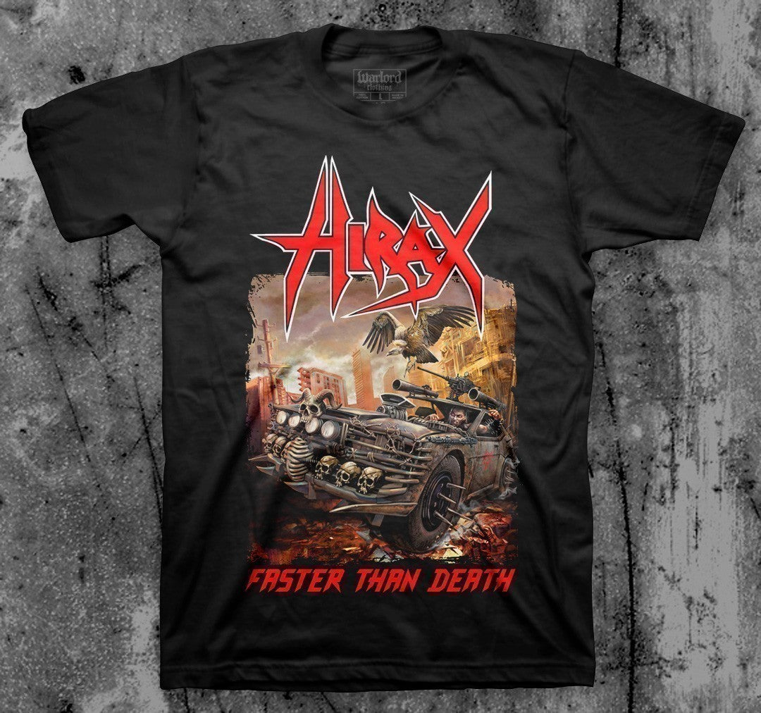 HIRAX_Faster_Than_Death_T_shirt_Front_in_Australia_Global_Disrupt_Records