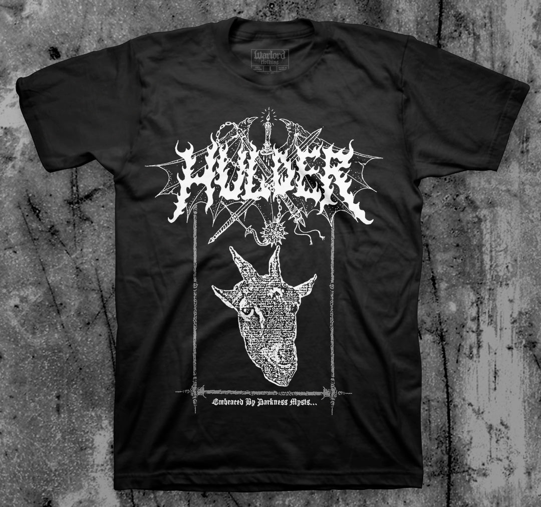 HULDER_Embraced_By_Darkness_Mysts_T_shirt_Front_in_Australia_Global_Disrupt_Records