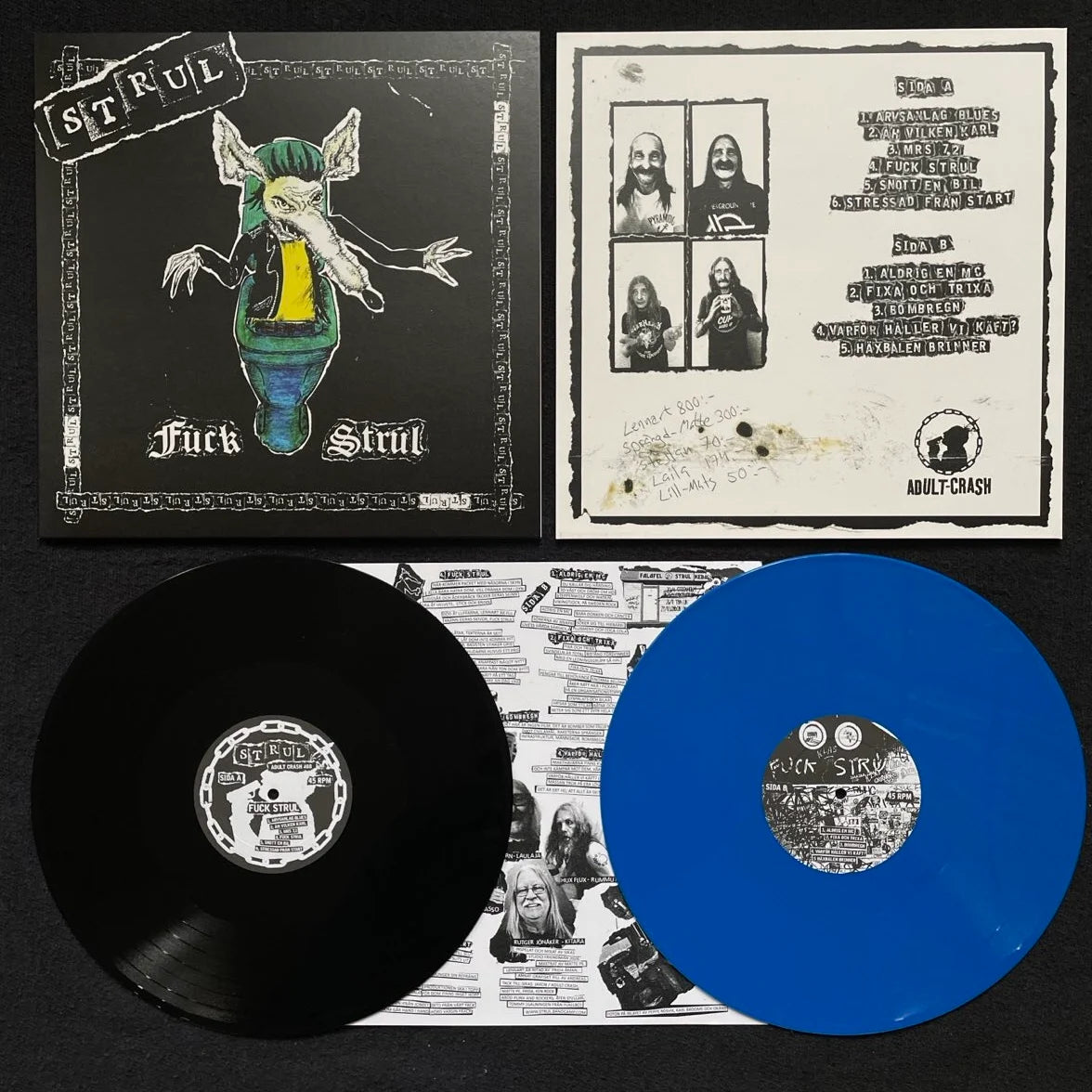 STRUL: Fuck Strul Vinyl LP cover