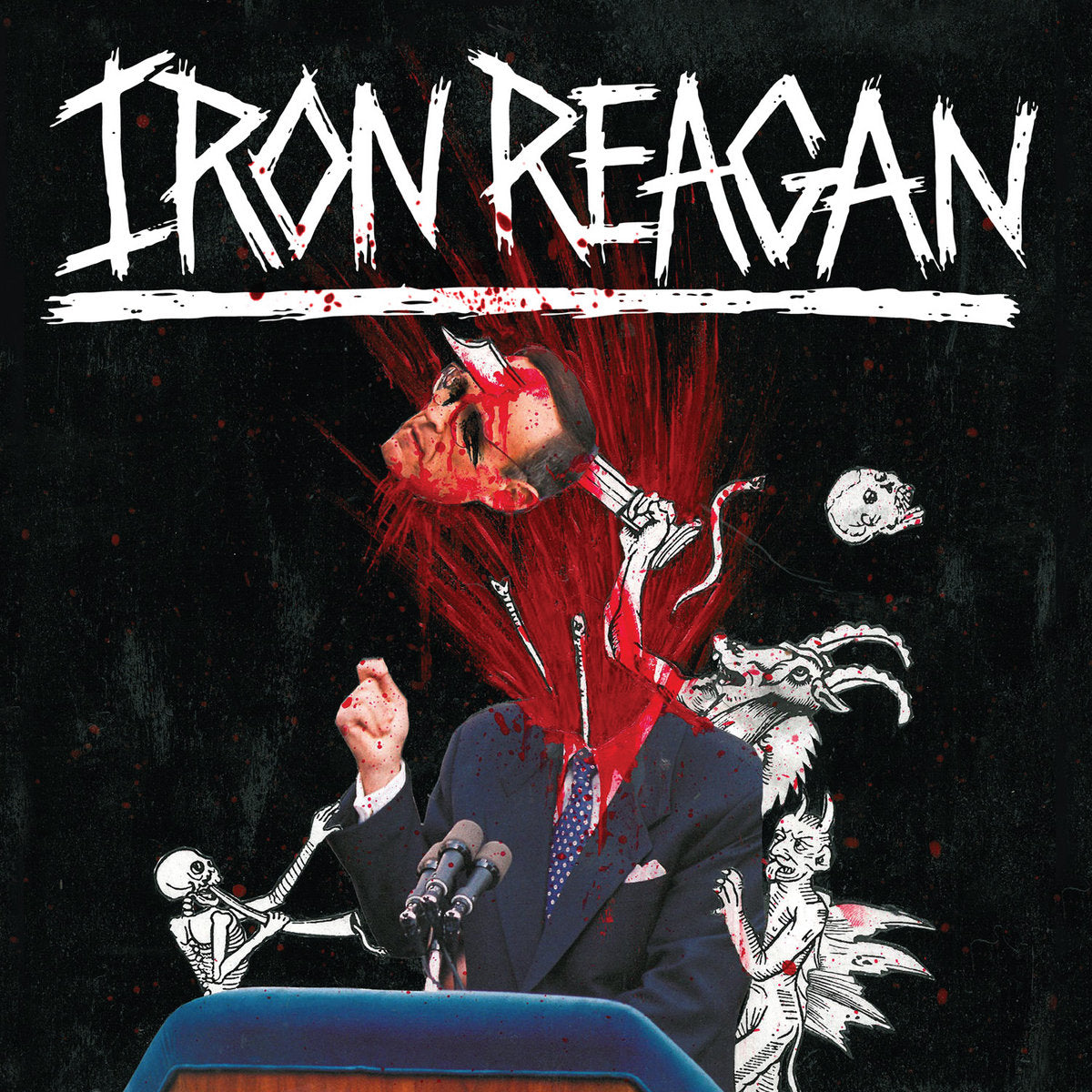 IRON REAGAN: The Tyranny of Will Vinyl LP (White/Splatter)