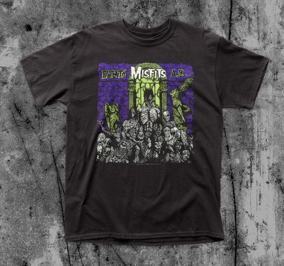 MISFITS_Earth_A_D_T_shirt_Front_in_Australia_Global_Disrupt_Records