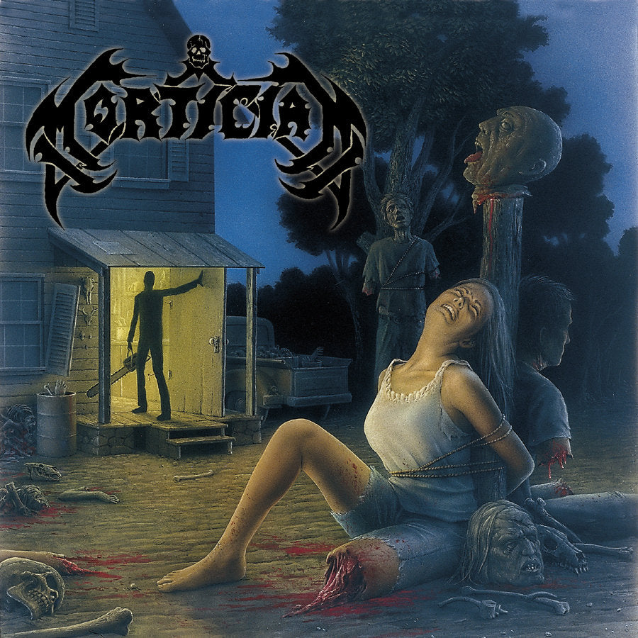 MORTICIAN: Chainsaw Dismemberment 2x12" (Tri-Color Merge Splatter) [REISSUE]