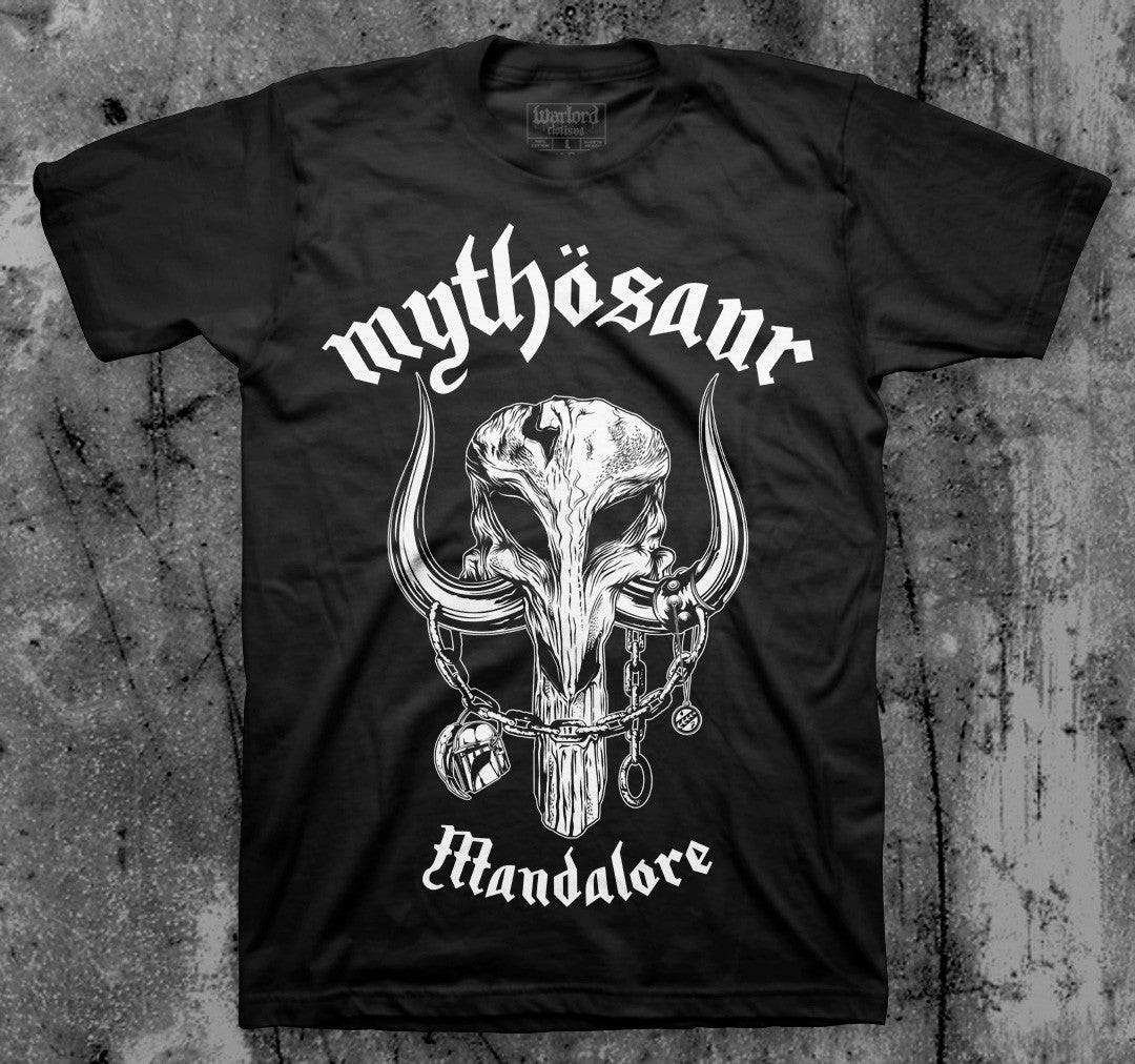 MANDALORIAN_Mythosaur_T_shirt_Front_in_Australia_Global_Disrupt_Records