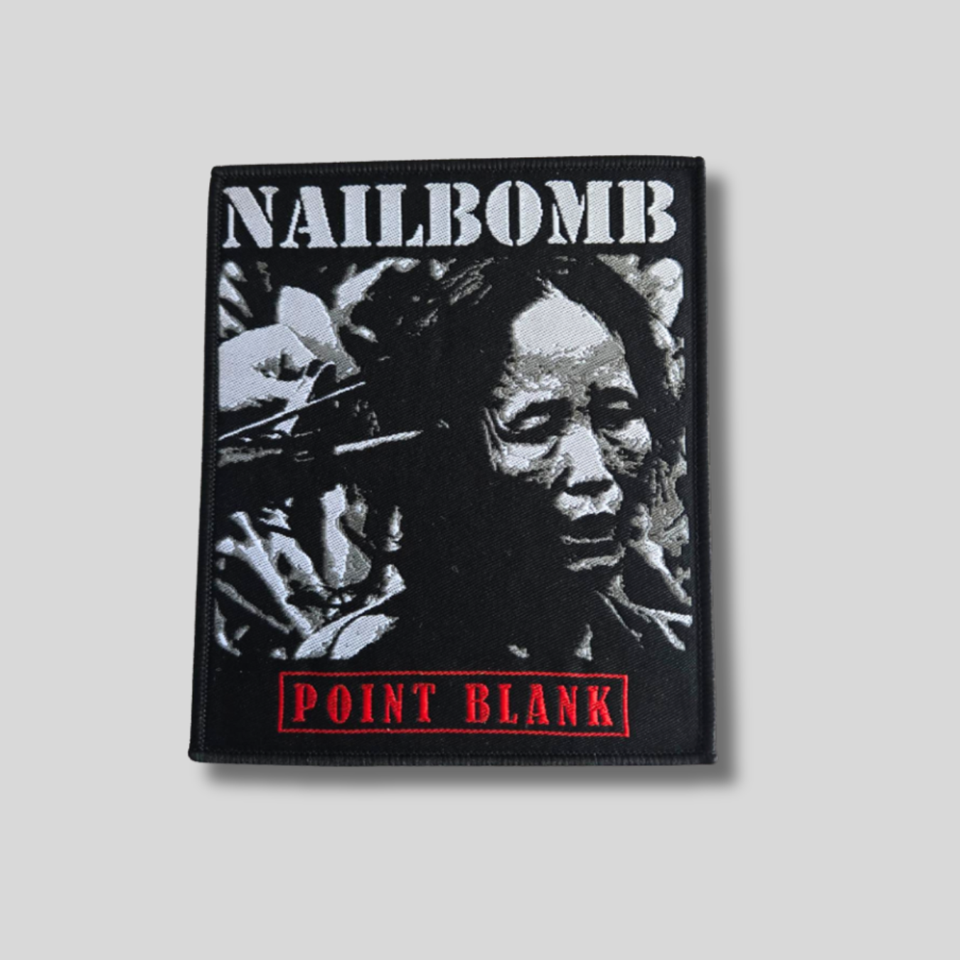 NAILBOMB: Point Blank Woven Patch