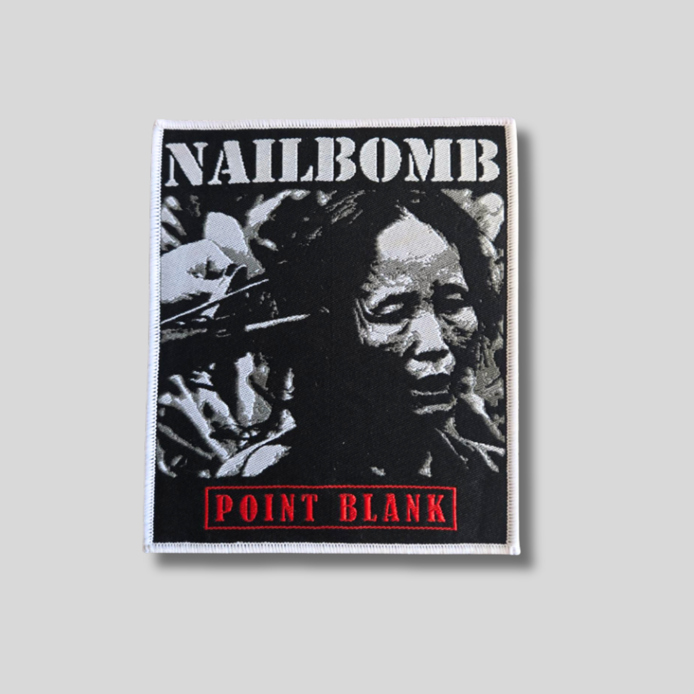 NAILBOMB: Point Blank Woven Patch
