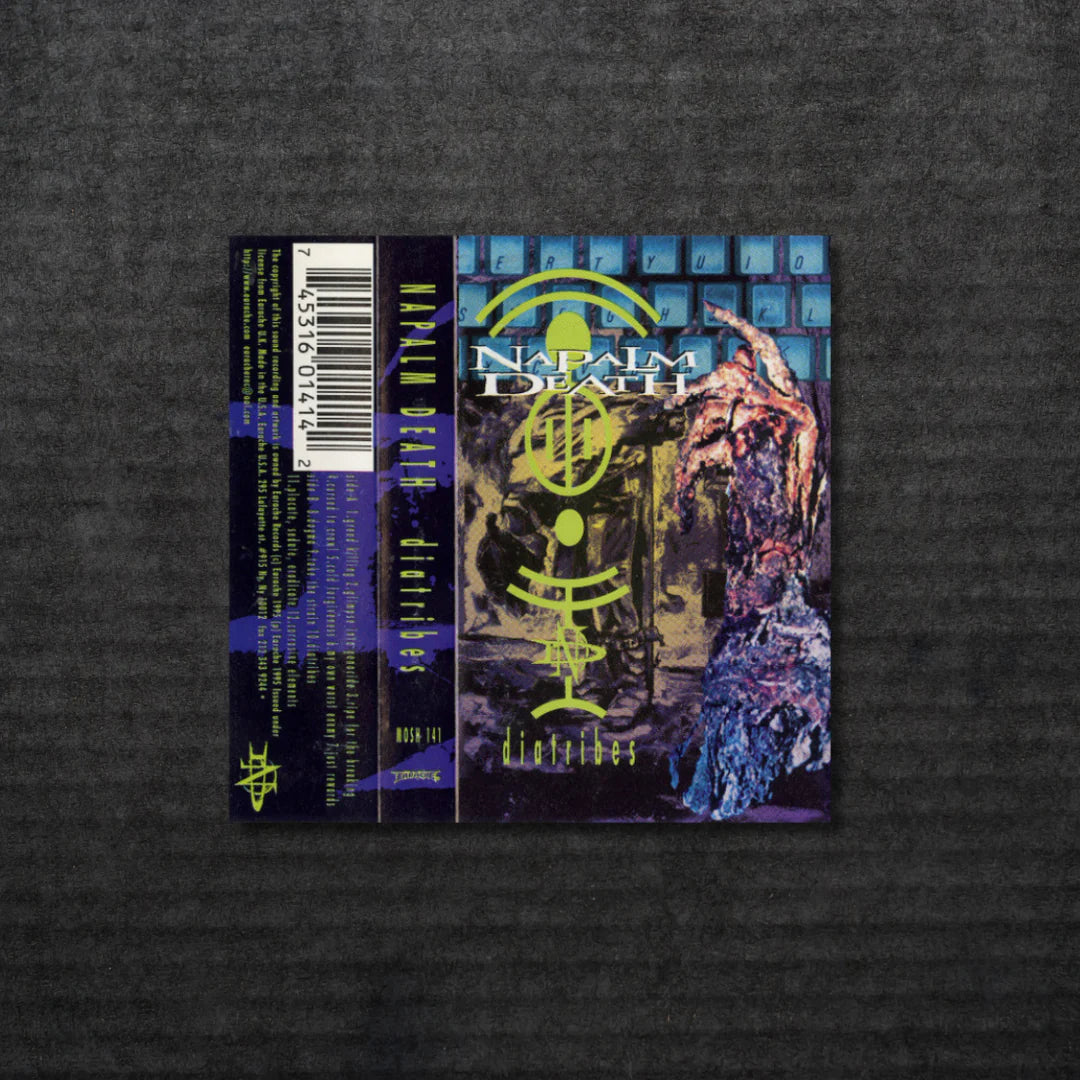NAPALM_DEATH_DIATRIBES_Cassette_in_Australia_Global_Disrupt_Records