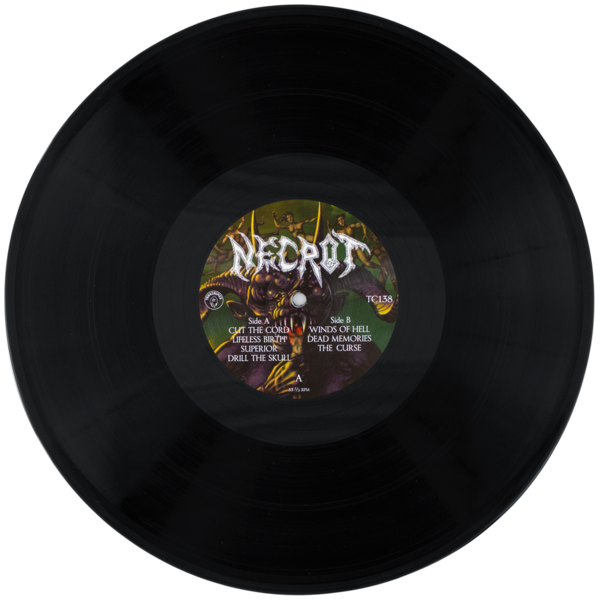 Necrot: Lifeless Birth Vinyl LP cover