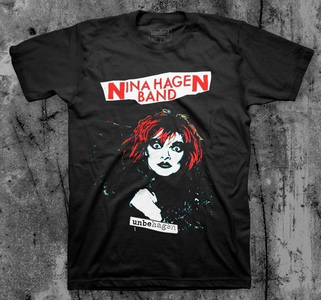 NINA_HAGEN_Unbehagen_T_shirt_Front_in_Australia_Global_Disrupt_Records