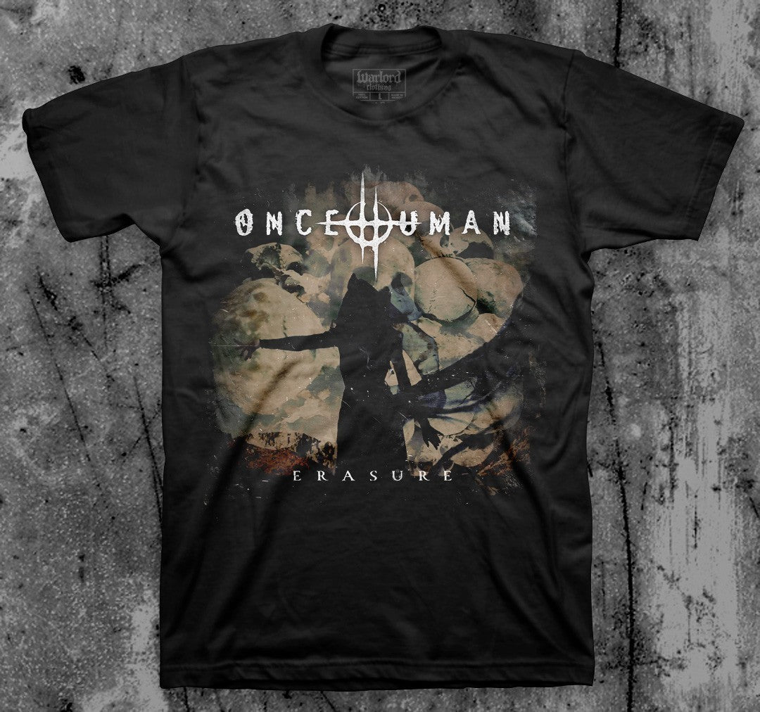 ONCE_HUMAN_Erasure_T_shirt_Front_in_Australia_Global_Disrupt_Records