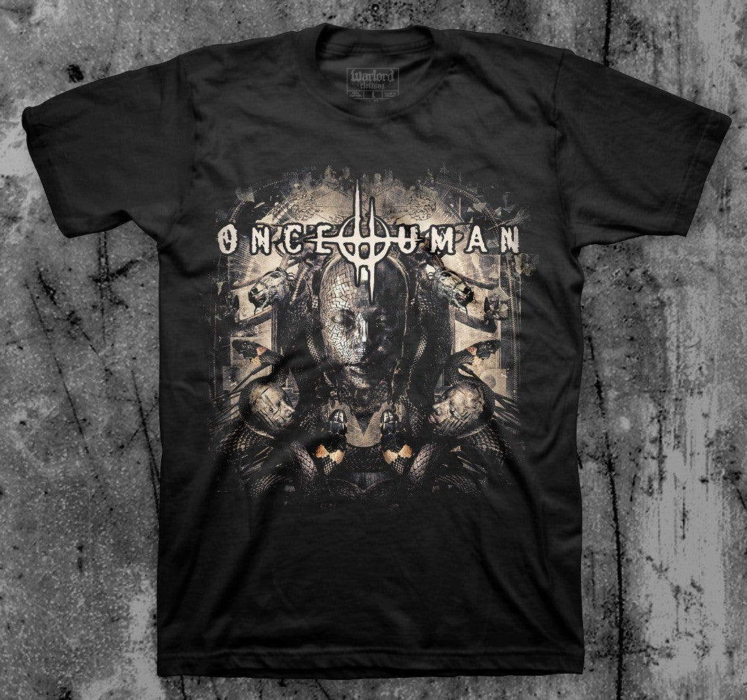 ONCE_HUMAN_Face_T_shirt_Front_in_Australia_Global_Disrupt_Records