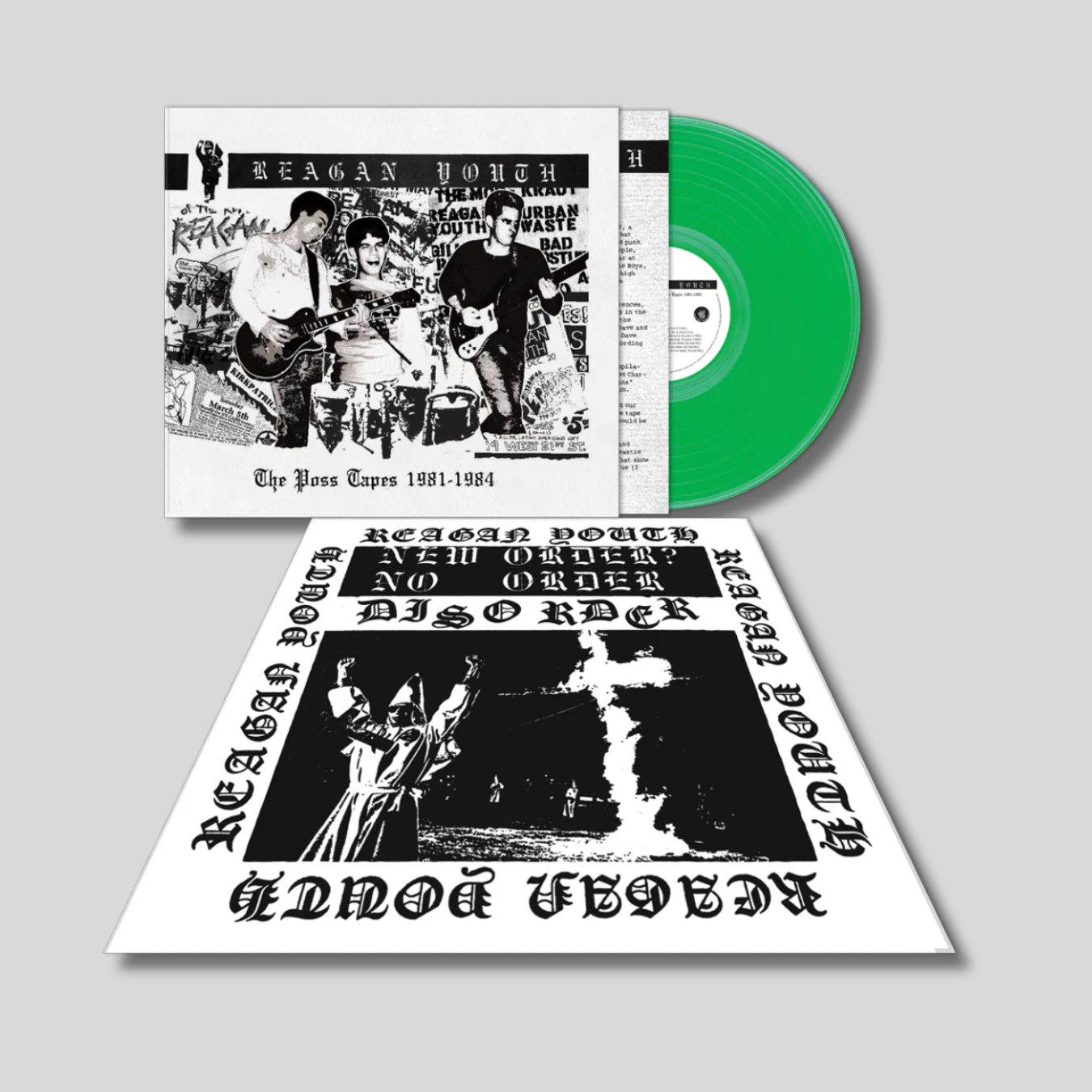 REAGAN YOUTH: Poss Tapes 1981-1984 Vinyl LP (Green) [PRE-ORDER]