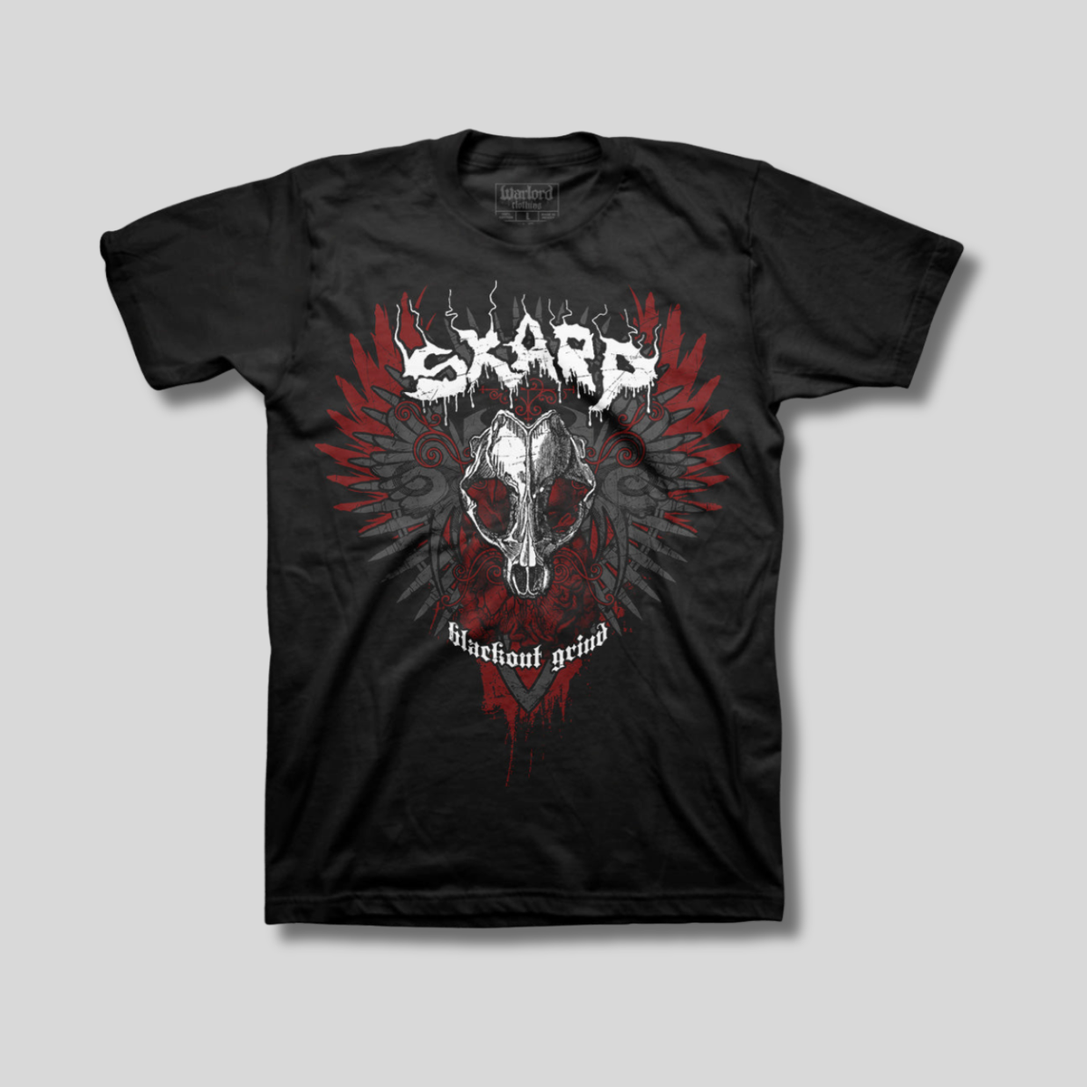 SKARP: Blackout S kull T-shirt