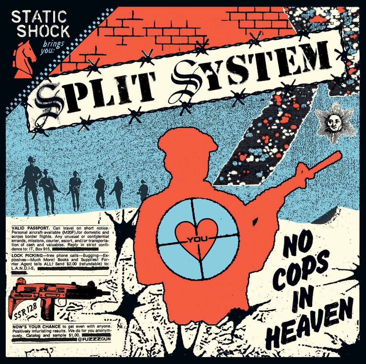 SPLIT_SYSTEM_No_Cops_In_Heaven_Vinyl_7"_in_Australia_Global_Disrupt_Records