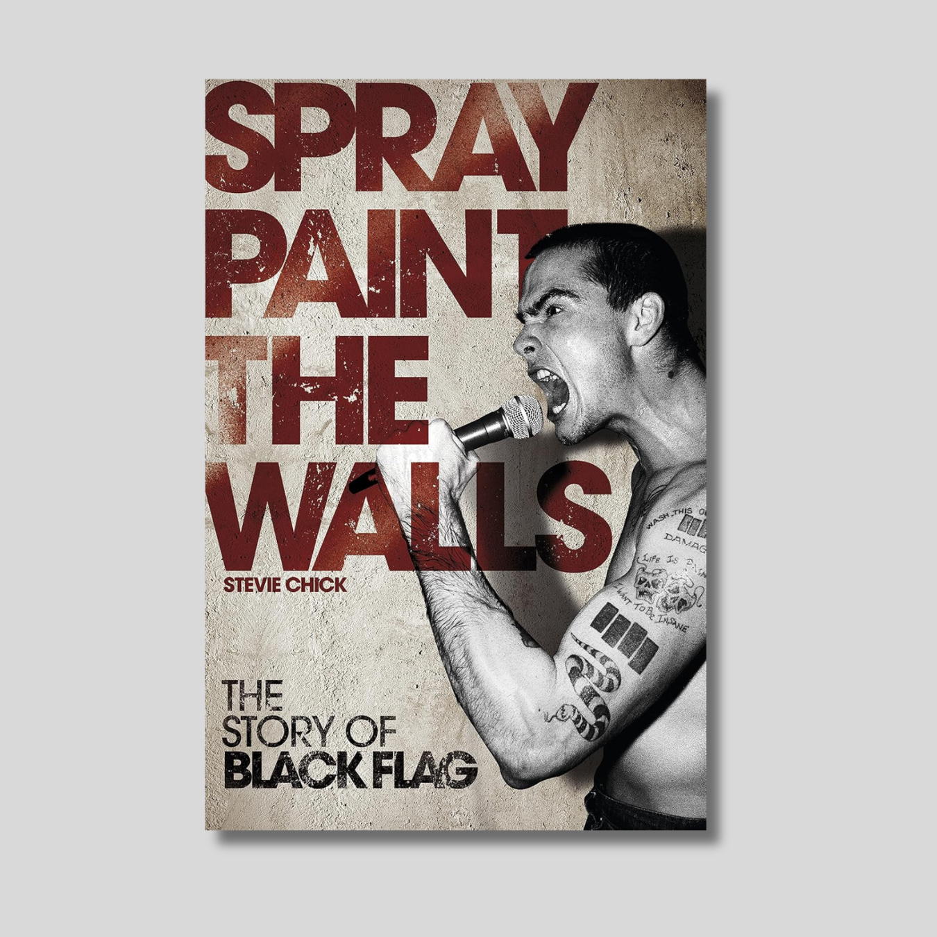 SPRAY PAINT THE WALLS: The Story of Black Flag Book