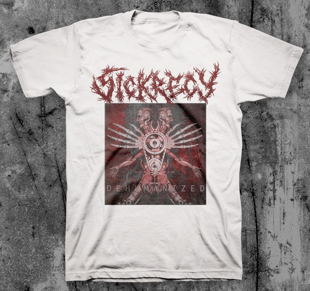 SICKRECY_Dehumanized_T_shirt_Front_in_Australia_Global_Disrupt_Records