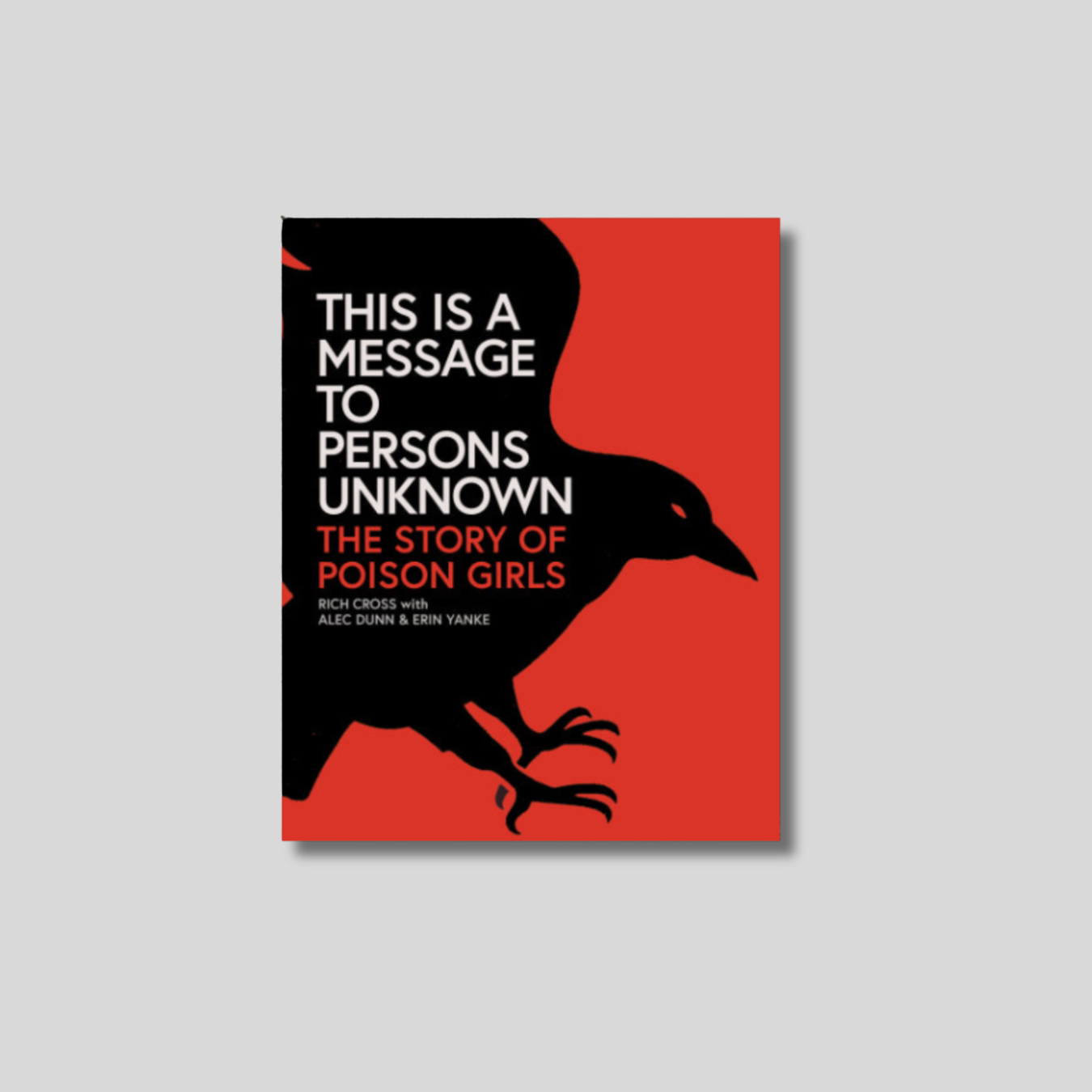 THIS IS A MESSAGE TO PERSONS UNKNOWN: The Story of Poison Girls Book