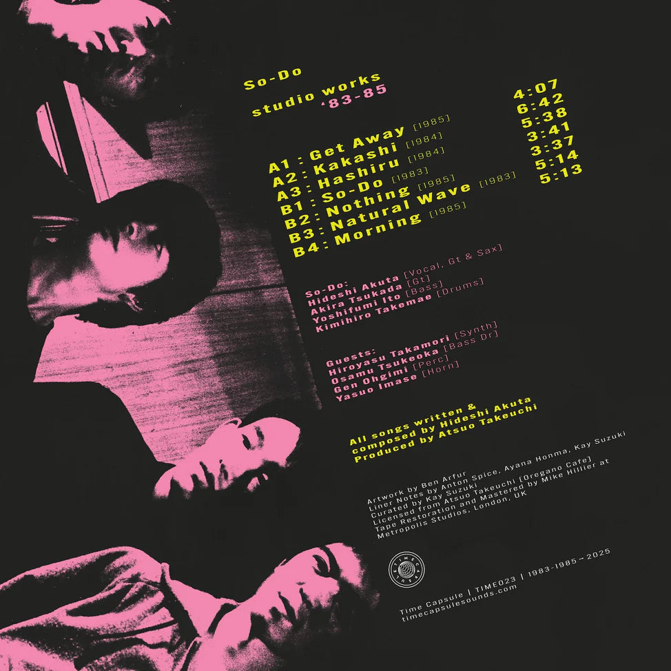 SO-DO: Studio Works '83-'85 Vinyl LP