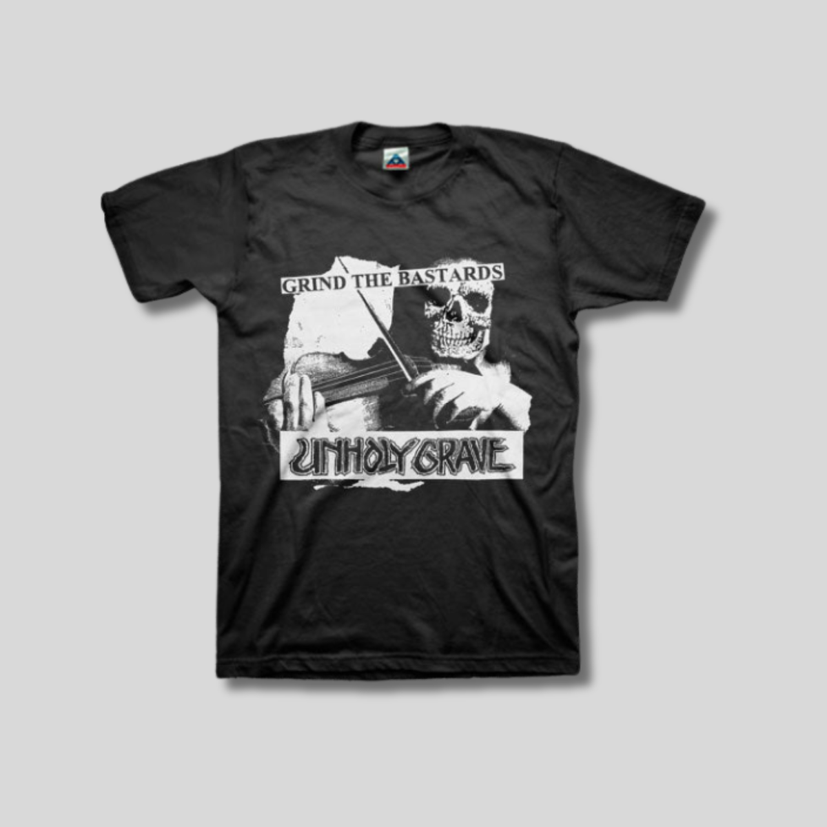UNHOLY GRAVE: Grind The Bastards T-shirt