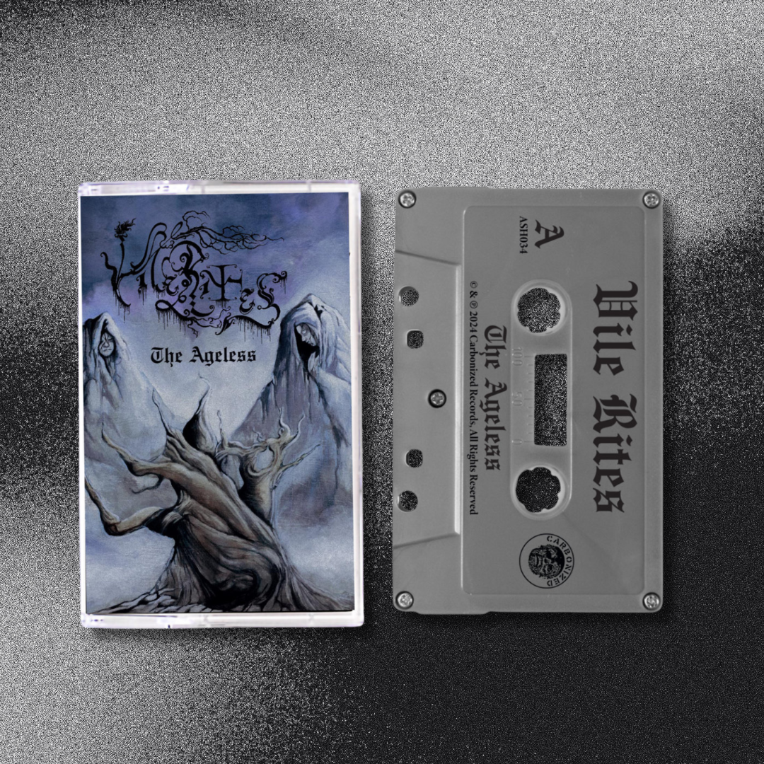 VILE_RITES_The_Ageless_Cassette_(Silver)_in_Australia_Global_Disrupt_Records