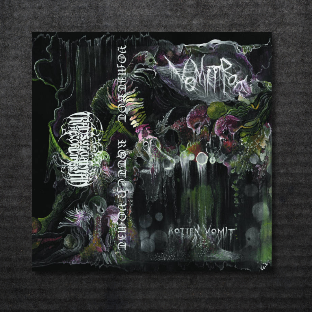 VOMIT_ROT_Rotten_Vomit_Cassette_in_Australia_Global_Disrupt_Records
