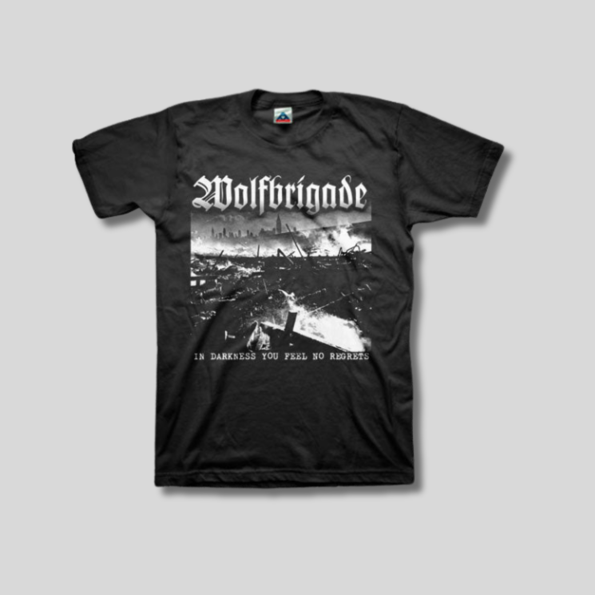 WOLFBRIGADE: In Darkness You Feel No Regrets T-shirt
