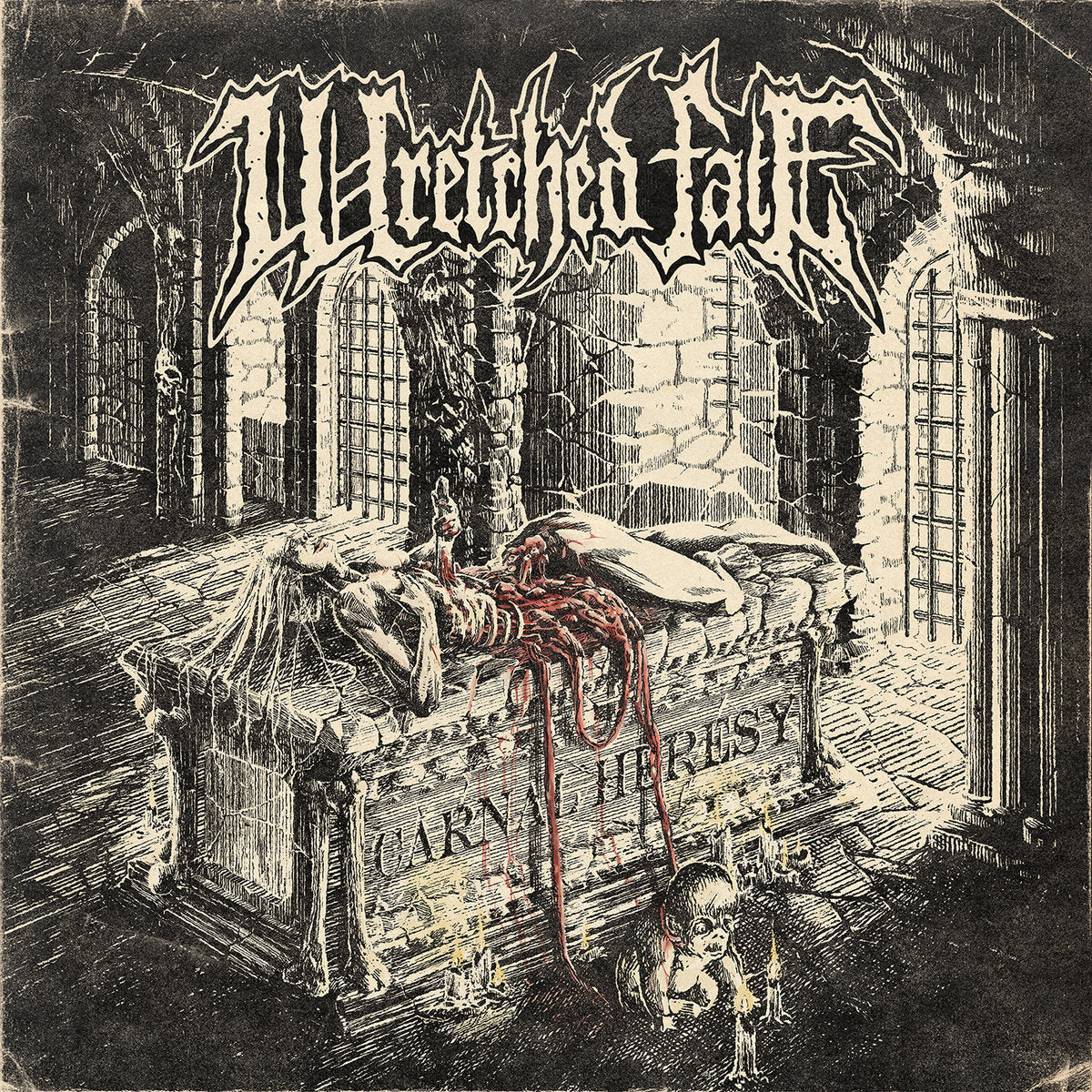 WRETCHED FATE: Carnal Heresy Vinyl LP (Splatter)